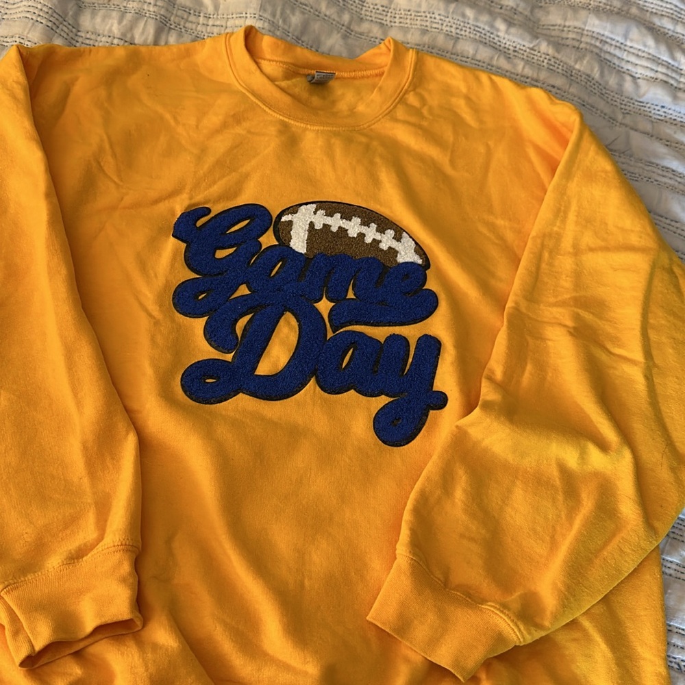 Yellow 'Game Day' Sweatshirt